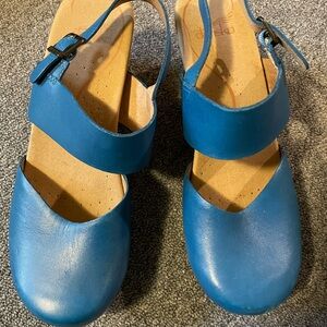 Dansko wedge clogs